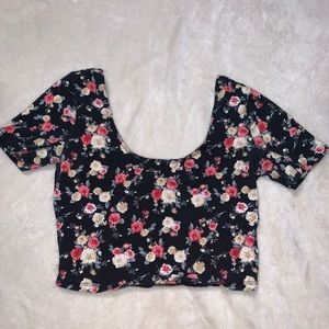 Flower crop top